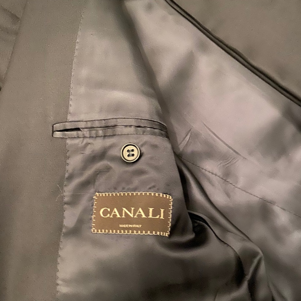 Canali Men’s Dark Midnight Blue/Dark Navy Suit